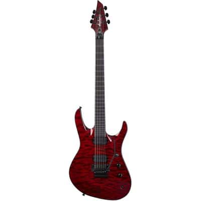 USA SIGNATURE CHRIS BRODERICK SOLOIST 6 EBO, TRANSPARENT RED