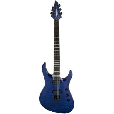 USA SIGNATURE CHRIS BRODERICK SOLOIST HT6 EBO, TRANSPARENT BLUE