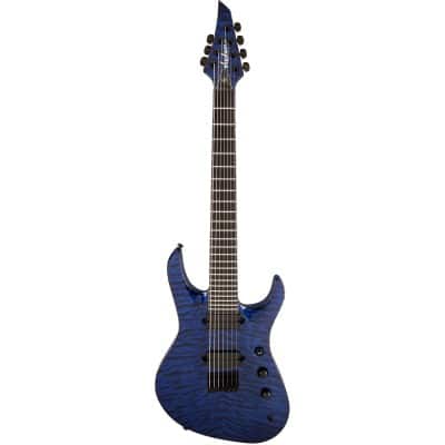 USA SIGNATURE CHRIS BRODERICK SOLOIST HT7 EBO, TRANSPARENT BLUE