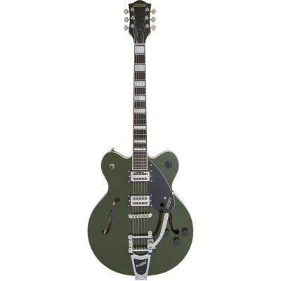 G2622T STREAMLINER CENTER BLOCK WITH BIGSBY LRL, BROAD’TRON BT-2S PICKUPS, TORINO GREEN
