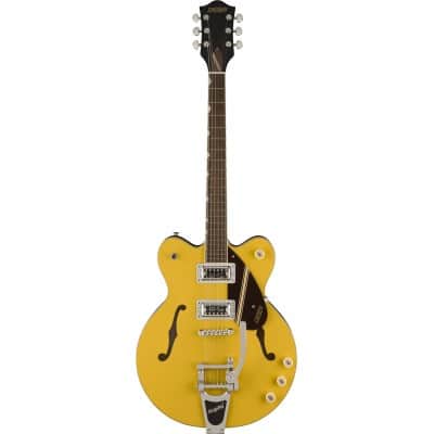 G2604T LTD STREAMLINER RALLY II CENTER BLOCK WITH BIGSBY IL TWO-TONE BAMBOO YELLOW/COPPER METALLIC