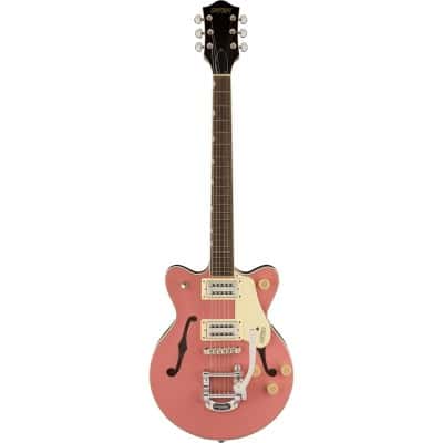 GRETSCH GUITARS G2655T STREAMLINER CENTER BLOCK JR. DOUBLE-CUT WITH BIGSBY LRL CORAL