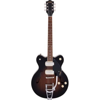 G2622T-P90 STREAMLINER CENTER BLOCK DOUBLE-CUT P90 WITH BIGSBY LRL, BROWNSTONE