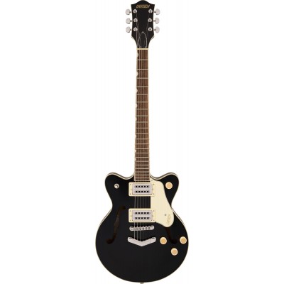 G2655 Streamliner Center Block Jr. Double-Cut with V-Stoptail LRL Black