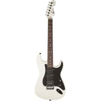 CHARVEL JAKE E LEE USA SIGNATURE MODEL RW, PEARL WHITE WITH LAVENDER HUE