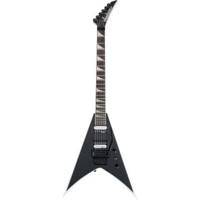 JACKSON GUITARS JS KING V JS32, AMARANTH FINGERBOARD, BLACK WITH WHITE BEVELS