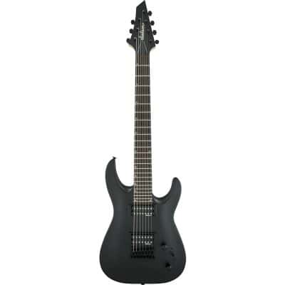 JS DINKY ARCH TOP JS22-7 DKA HT, AMARANTH FINGERBOARD, SATIN BLACK