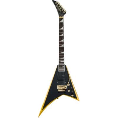 Jackson Guitars X Series Rhoads Rrx24 Black With Yellow Bevels