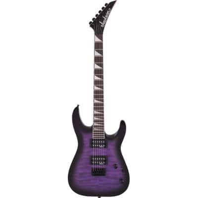 JS  DINKY ARCH TOP JS32Q DKA HT, AMARANTH FINGERBOARD, TRANSPARENT PURPLE BURST