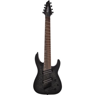 JACKSON GUITARS SLAT8Q MS Soloist X LRL Transparent Black Burst