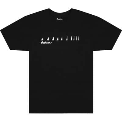 T-SHIRT À ENCOLURE AILERON DE REQUIN NOIR XXL