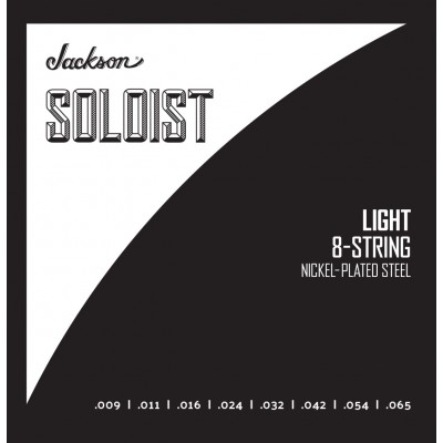 JACKSON GUITARS JACKSON® SOLOIST? STRINGS 8 STRING LIGHT .009-.065