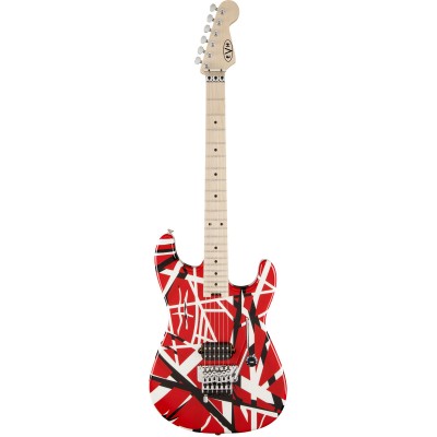 EVH Striped Red With Black Stripes