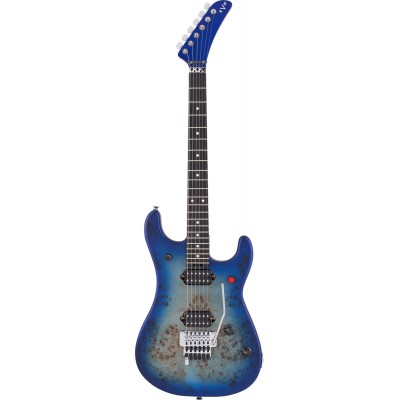 5150  DELUXE POPLAR BURL EBO, AQUA BURST