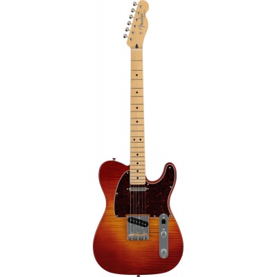 Telecaster Hybrid II Japan MN Sunset Orange Transparent