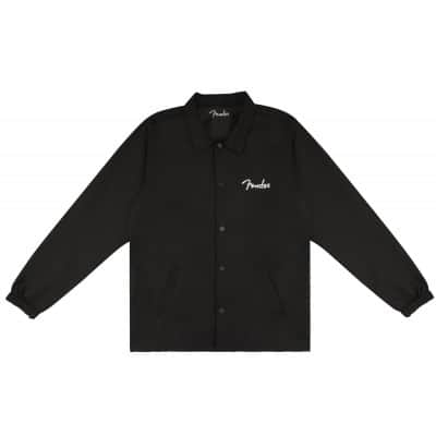 FENDER SPAGHETTI LOGO COACHES JACKET BLACK M