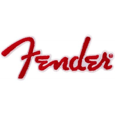 FENDER RED LOGO PATCH