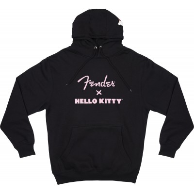 Hello Kitty Logo Hoodie, Blk, S