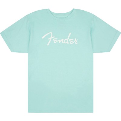 FENDER Fender Spaghetti Logo T-Shirt Daphne Blue L
