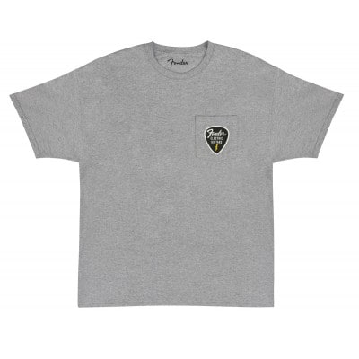 FENDER PICK PATCH POCKET TEE ATHLETIC GRAY S