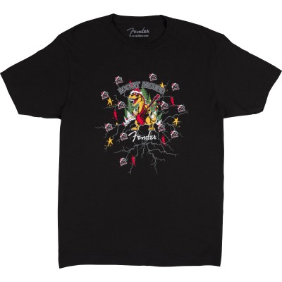 2025 Fender Ugly Christmas T-shirt Noir XL