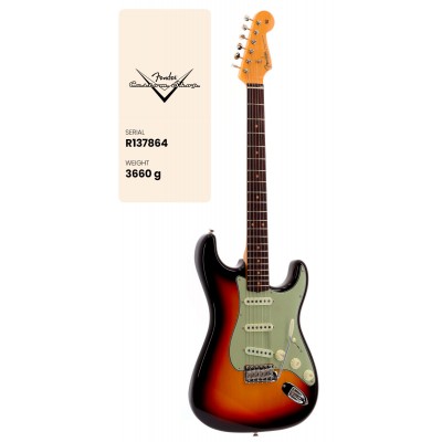 FENDER CUSTOM SHOP Stratocaster 59 Time Capsule Chocolate 3-Color Sunburst Vintage Custom 2025