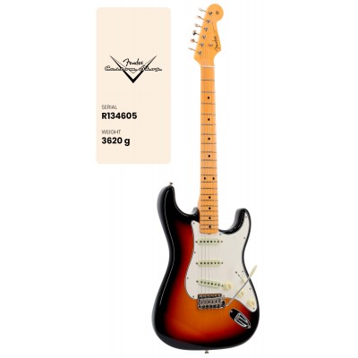 FENDER CUSTOM SHOP Stratocaster 62 Time Capsule 3-Color Sunburst Vintage Custom 2025
