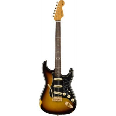 FENDER 2021 CS ARTIST STEVIE RAY VAUGHAN SIGNATURE STRATOCASTER RELIC WITH CLOSET CLASSIC HARDWARE 3-COLOR