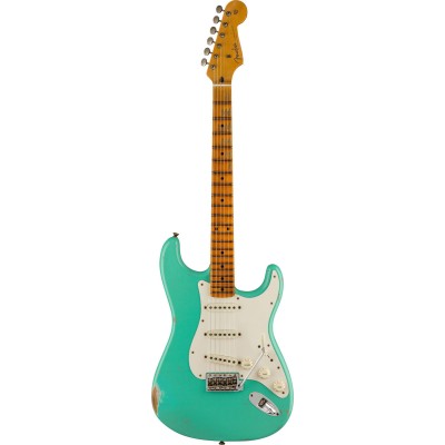 LTD FAT 50S STRAT RELIC 1-PIECE MN NECK SUPER FADED AGED SEAFOAM GREEN
