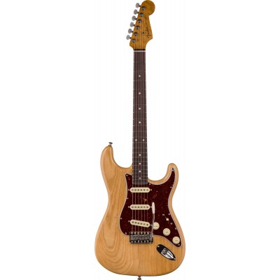 AMERICAN CUSTOM 2023 AMERICAN CUSTOM STRATOCASTER RW AGED AMBER NATURAL