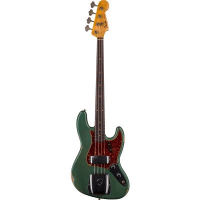 62 J BASS RELIC RW AGED SHERWOOD GREEN METALLIC