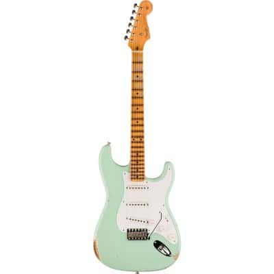 STRATOCASTER CS LTD FAT '54 - RELIC WITH CLOSET, SUPER FADED AGED SURF GREEN