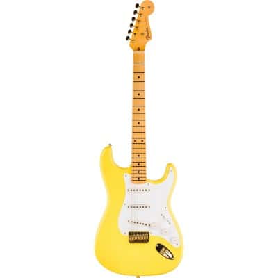 STRATOCASTER CS LTD HARDTAIL '54 - DLX CLOSET CLASSIC , FADED AGED CANARY YELLOW