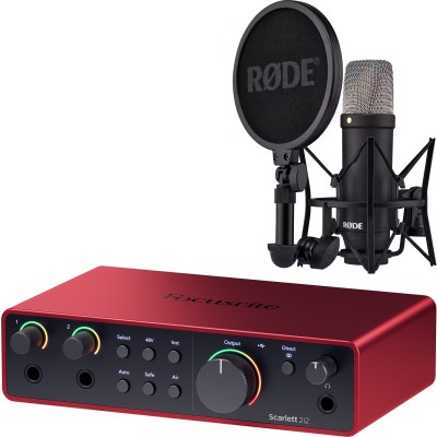 RODE Scarlett 2i2 4th Gen NT1 Bundle