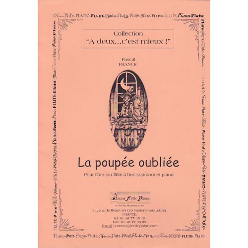 FERTILE PLAINE Franck P. - La Poupee Oubliee - Flute (FLB) et Piano