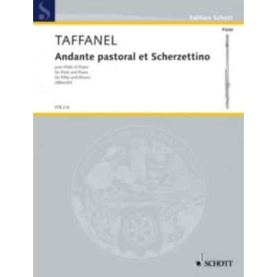 TAFFANEL PAUL - ANDANTE, PASTORAL & SCHERZETTINO - FLUTE & PIANO