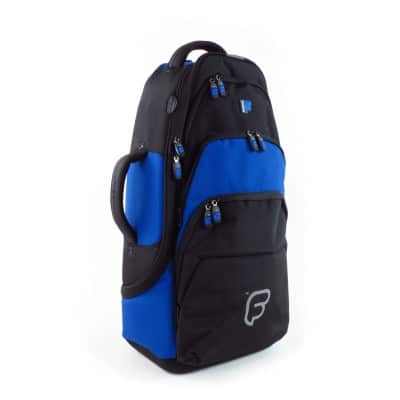 Fusion Bags Housse Cornet Tenor / Alto Noire Et Bleue Pb-03-b 
