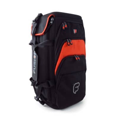 TASCHE DREIFACH TROMPETE SCHWARZ UND ORANGE PB-06-O 