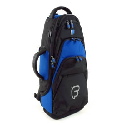 FUNDA SAXOFONE VIOLA NEGRO Y AZUL PW-01-B 