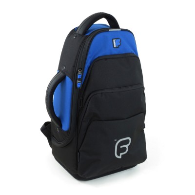 TASCHE FLUGELHORN SCHWARZ UND BLAU UB-02-B 