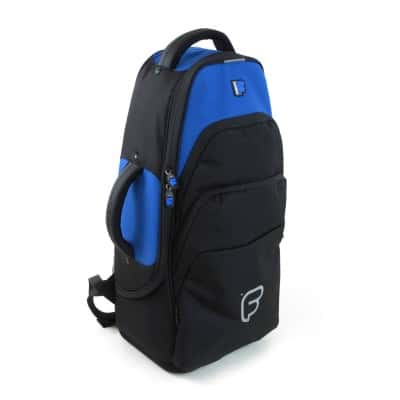 Fusion Bags Housse Cornet Tenor / Alto Noire Et Bleue Ub-05-b 