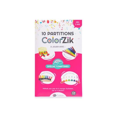 FUZEAU BOOKLET CD COLORZIK - NURSERY RHYME