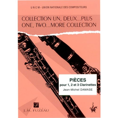 ANNE FUZEAU PRODUCTIONS DAMASE J.M. - PIECES POUR 1, 2 OU 3 CLARINETTES
