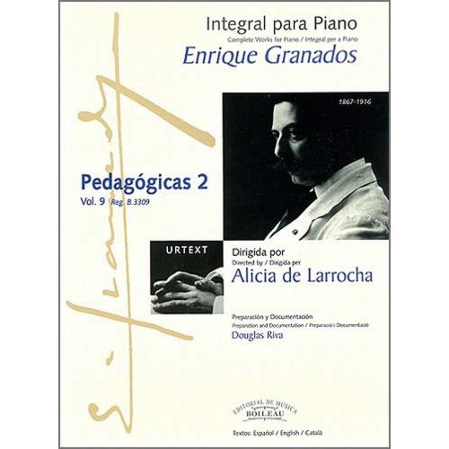 BOILEAU GRANADOS E. - INTEGRALE DE L'OEUVRE POUR PIANO : PEDAGOGICAS 2