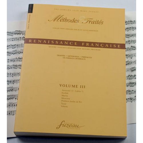 ANNE FUZEAU PRODUCTIONS TRACHIER O. - METHODES ET TRAITES RENAISSANCE VOL.3, SERIE IX RENAISSANCE FRANCE - FAC-SIMILE FUZEAU