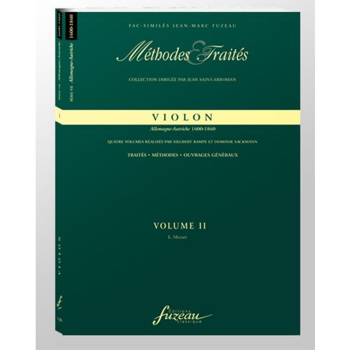 ANNE FUZEAU PRODUCTIONS RAMPE S./SACKMANN D. - METHODES ET TRAITES VIOLON VOL.2, SERIE VII ALLEMAGNE-AUTRICHE - 1600-1800