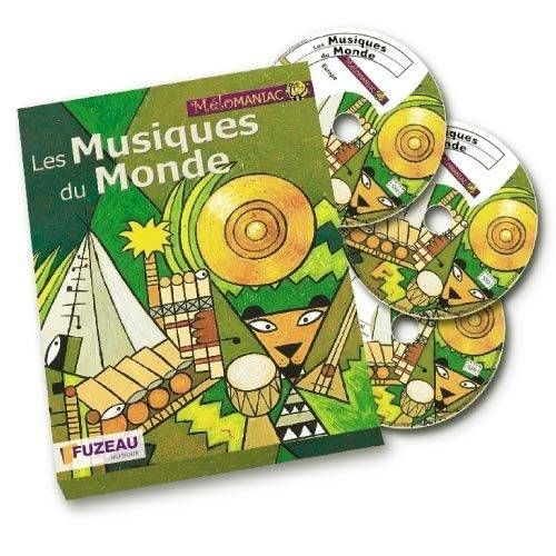 LES MUSIQUES DU MONDE - COFFRET LIVRE + 3 CD AUDIO - FUZEAU 