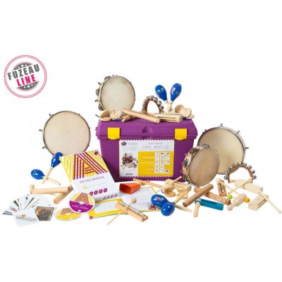 Malle Ateliers D'eveil Musical Jaune Melodique 24 instruments