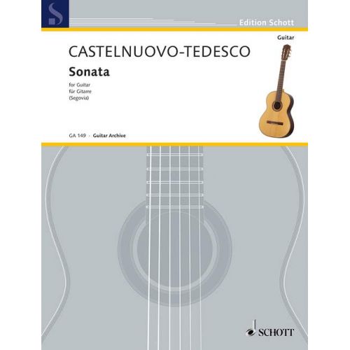 SCHOTT CASTELNUOVO-TEDESCO M.- SONATE IN D MAJOR - GUITAR