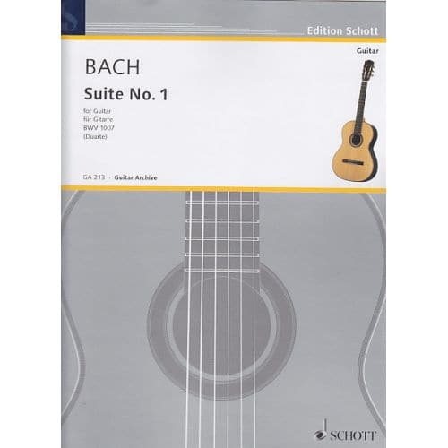 SCHOTT BACH J.S. - SUITE N°1 BWV 1007 (DUARTE) - GUITARE